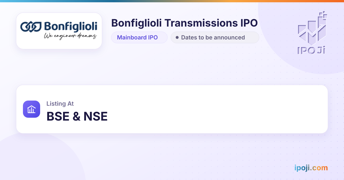 Bonfiglioli Transmissions IPO logo