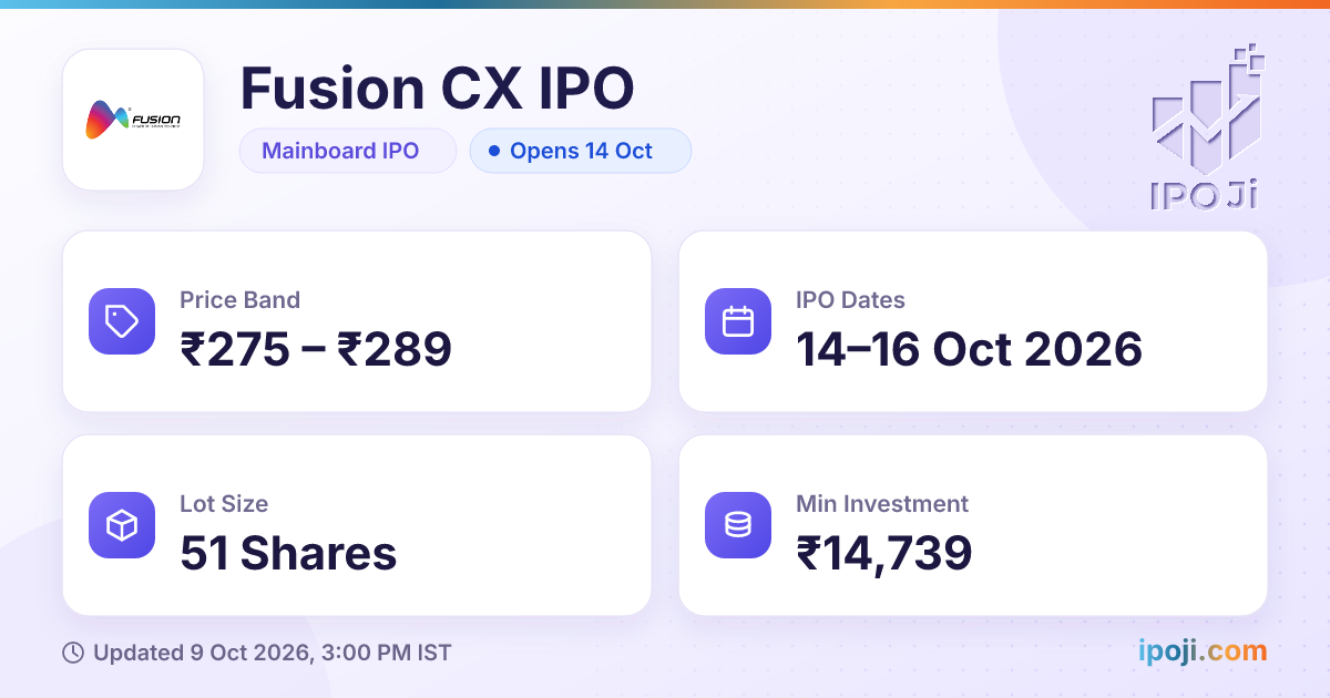 Fusion CX IPO logo